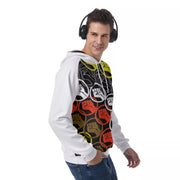 Unity Wear Black on White Raglan Pullover Hoodie