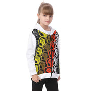 Unity Wear Kid's Unisex Black on White Hoodies