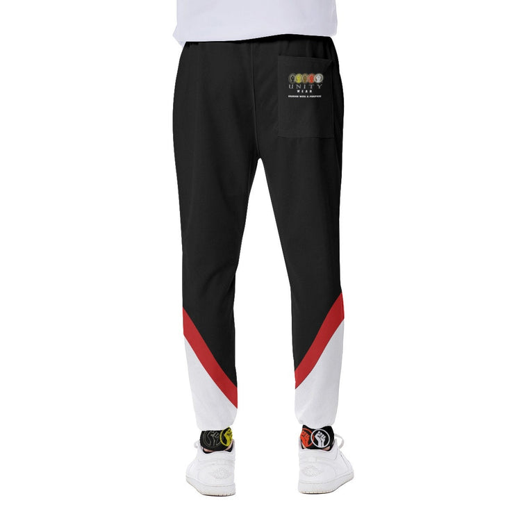 Unity Wear Black, Red and White Men's Sweatpants