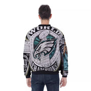 Philadelphia Eagles All-Over Print Men's Bomber Jacket