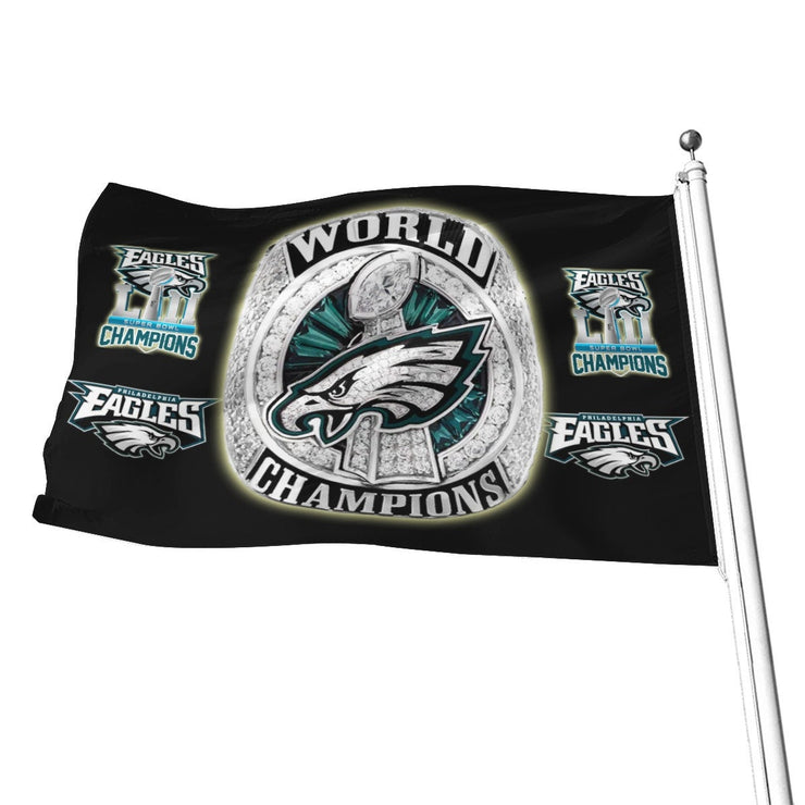 Superbowl 52 Championship Ring Custom Flag
