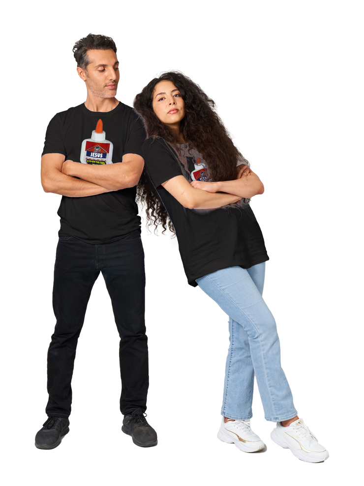 Jesus Is The Glue Classic Unisex Crewneck T-shirt