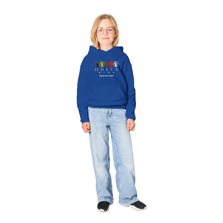 Unity Wear Classic Kids Pullover Hoodie in Multi-Colors
