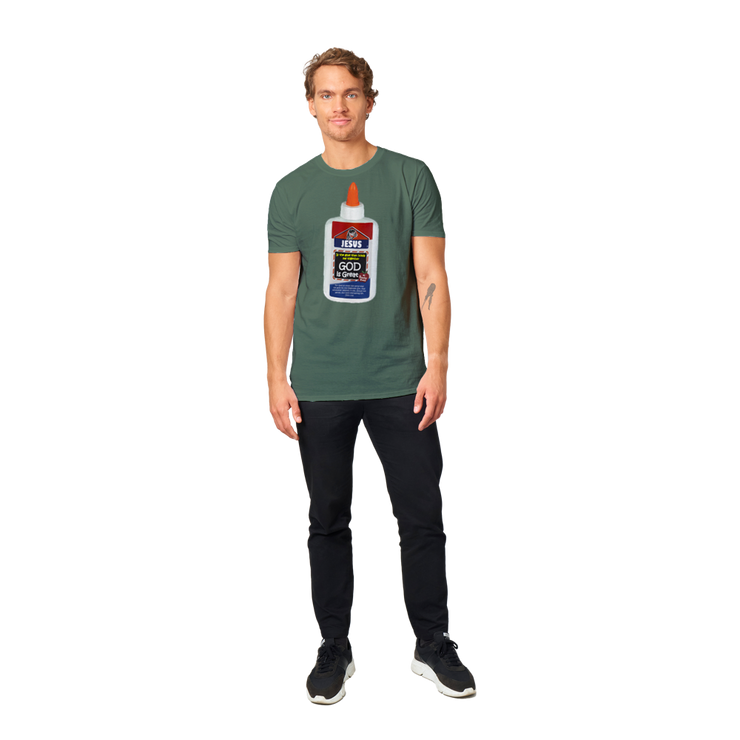 Jesus Is The Glue Classic Unisex Crewneck T-shirt