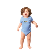 Unity Wear Baby Short Sleeve Bodysuit in Multi-Colors