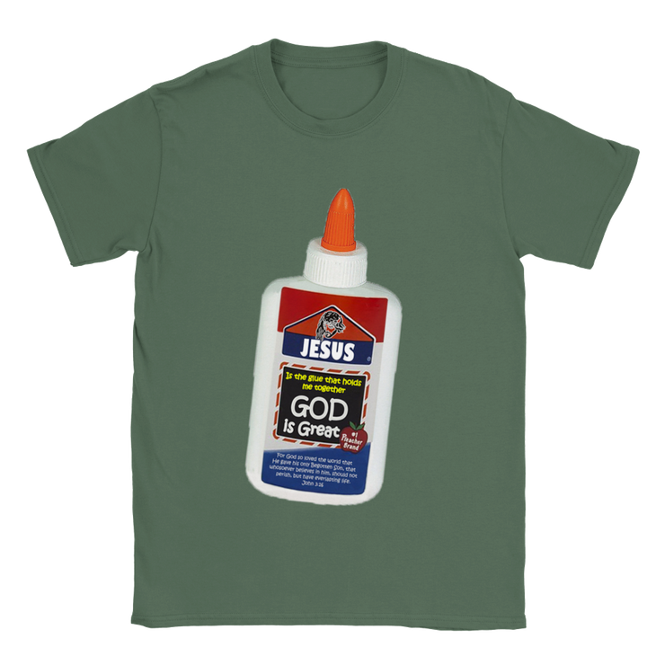 Jesus Is The Glue Classic Unisex Crewneck T-shirt